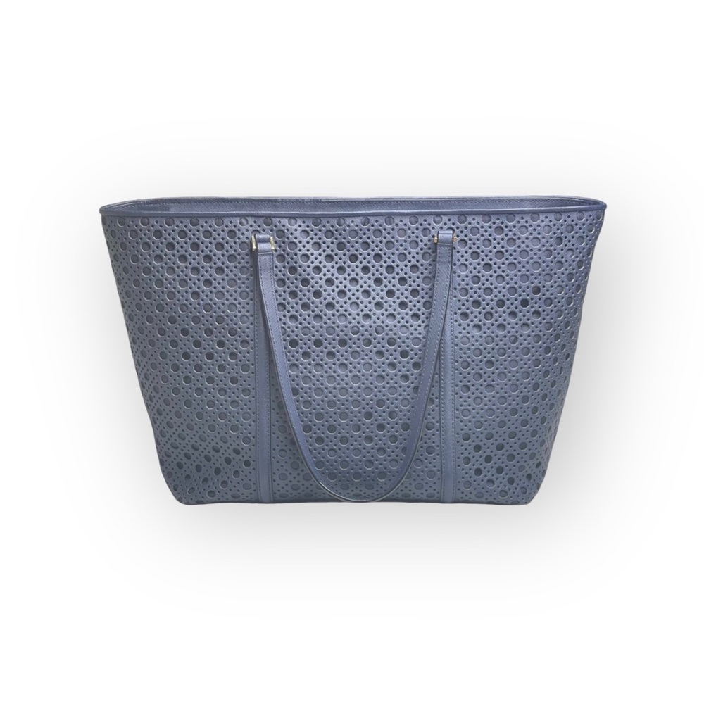 Kate Spade  Dally Newbury Lane Caining Large Tote Bag Handbag  French Navy  - Picture 5 of 16